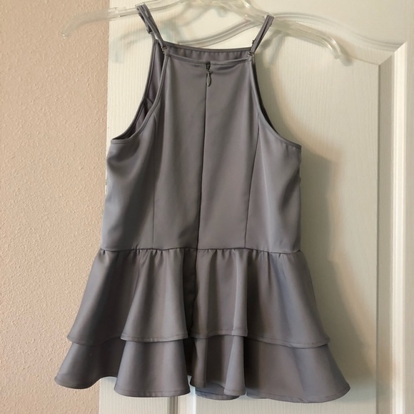 Bebe peplum beaded top - Picture 4 of 6